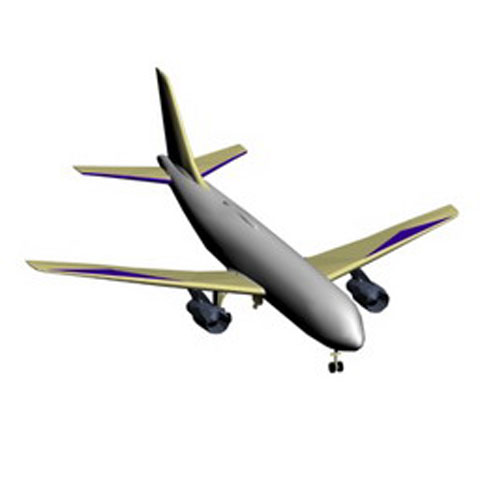 Free Airbus 3D model for 3ds Max Library Download